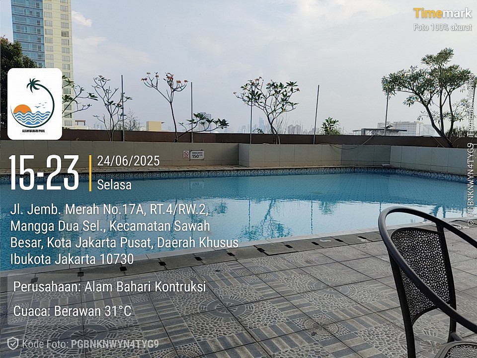 Jasa perawatan kolam renang hotel win primer jakarta pusat